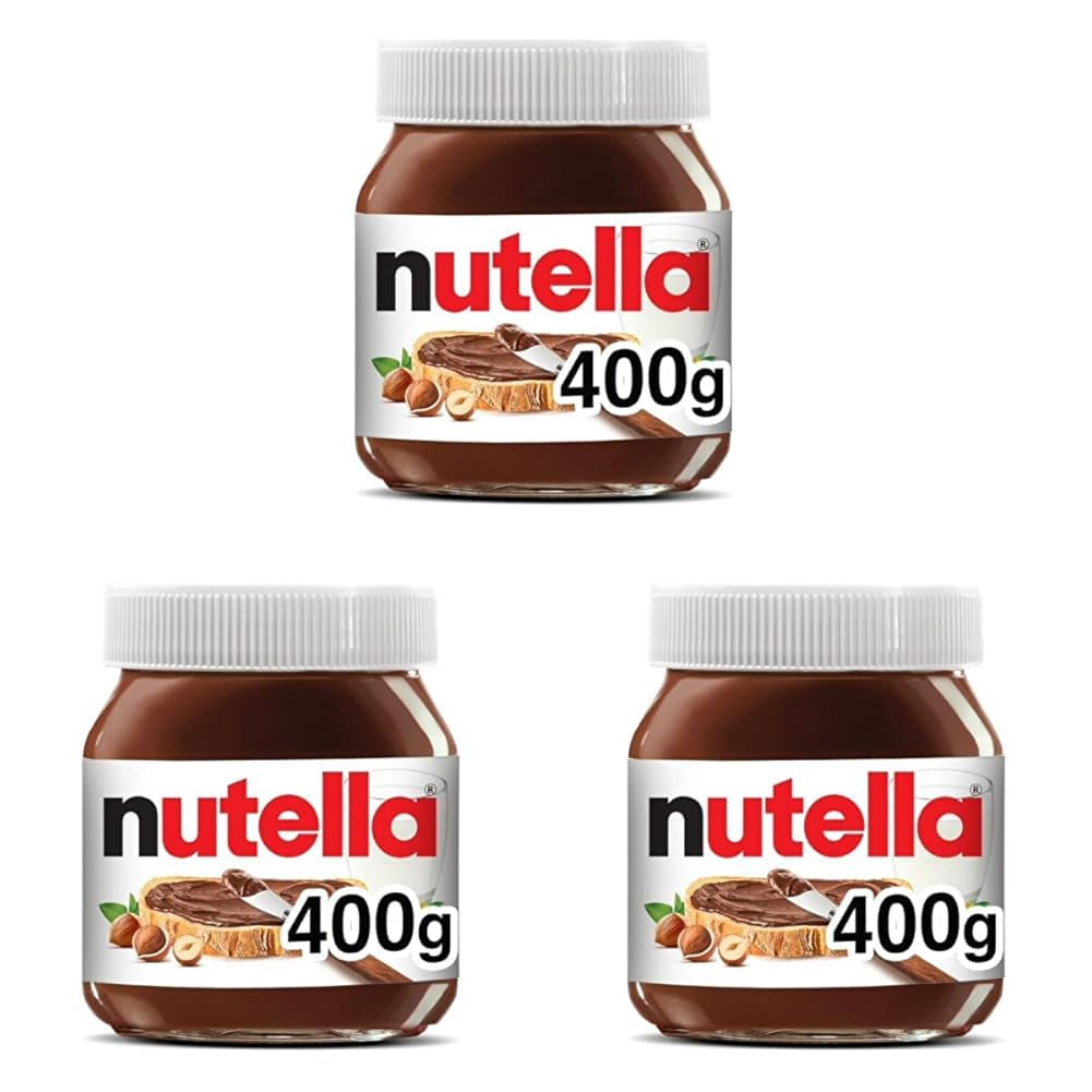 Nutella Hazelnut Spread with Cocoa for Breakfast, 13 Oz Jar