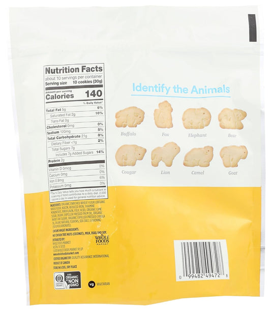 365 by Whole Foods Market, Organic Vanilla Animal Cookie, 11 Ounce - Big Mart USA