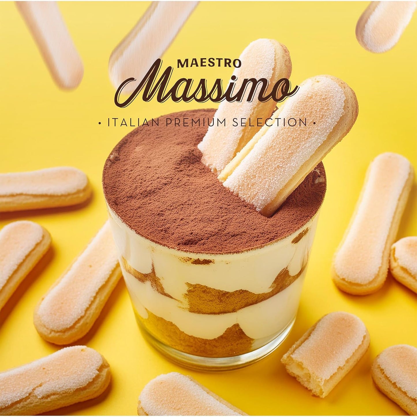 Indulge in Authentic Italian Delight with Maestro Massimo Savoiardi Ladyfingers - Perfect for Tiramisu, Cakes, and Desserts - 7.05 Oz (200 Gr) - Big Mart USA