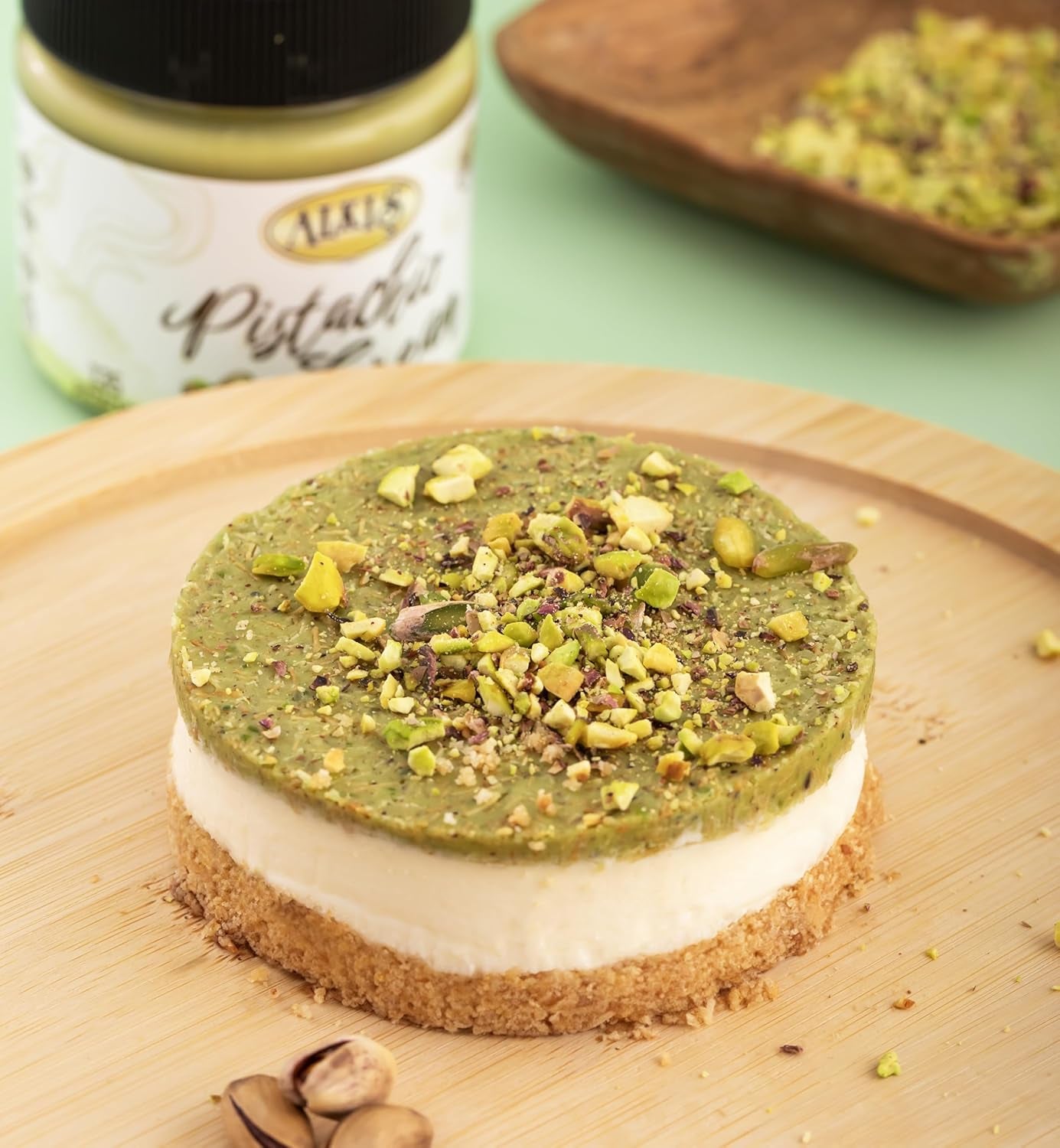 Pistachio Cream, Pistachio Paste, Pistachio Spread, Pistachio Cream for Dubai Chocolate Bar, 7.05 Oz.(200Gr) - Big Mart USA