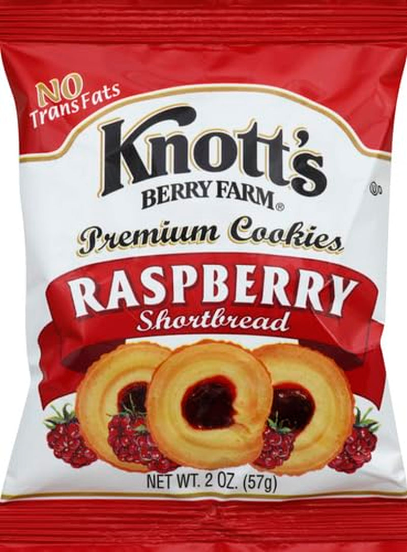 Knott'S Berry Farm Raspberry Shortbread, 2-Ounce Packages (Pack of 8)