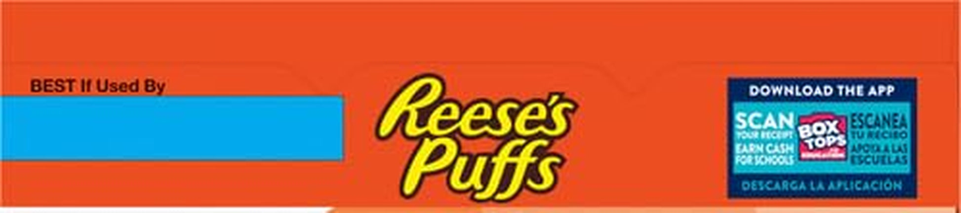 REESE'S PUFFS Breakfast Cereal, Chocolatey Peanut Butter Cereal, 11.5 Oz
