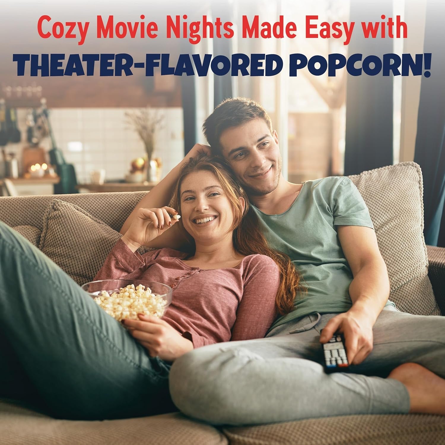 Premium America Popcorn Kit, 24 Packs for a 8 Oz Popper, Movie Theater Popcorn Kernels, Oil & Seasoning Pack, Bulk All in One, Popcorn Gifts