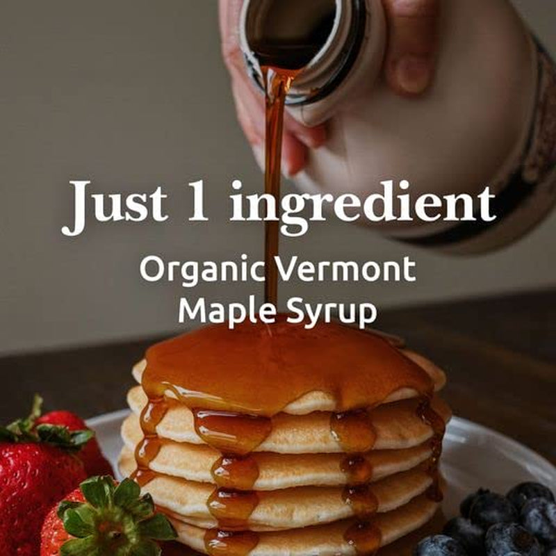 Vermont Maple Syrup - 32 Oz Grade A, Amber Rich Organic Maple Syrup - 100% Pure and Authentic Maple Syrup for Pancakes, Waffles and More - Nut Free, Gluten Free, Vegan, Paleo