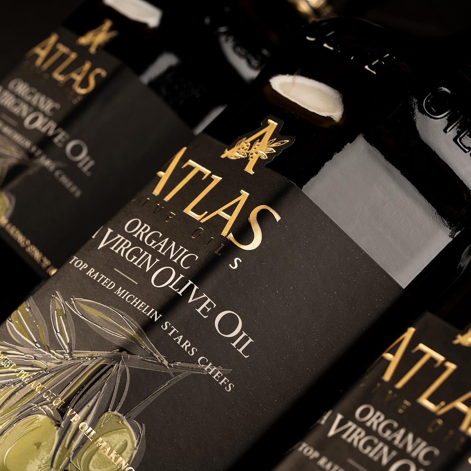 Atlas 750 Ml Organic Cold Press Extra Virgin Olive Oil with Polyphenol Rich from Morocco | Newly Harvested Unprocessed from One Single Family Farm | Moroccan EVOO Trusted by Award-Winning Chefs
