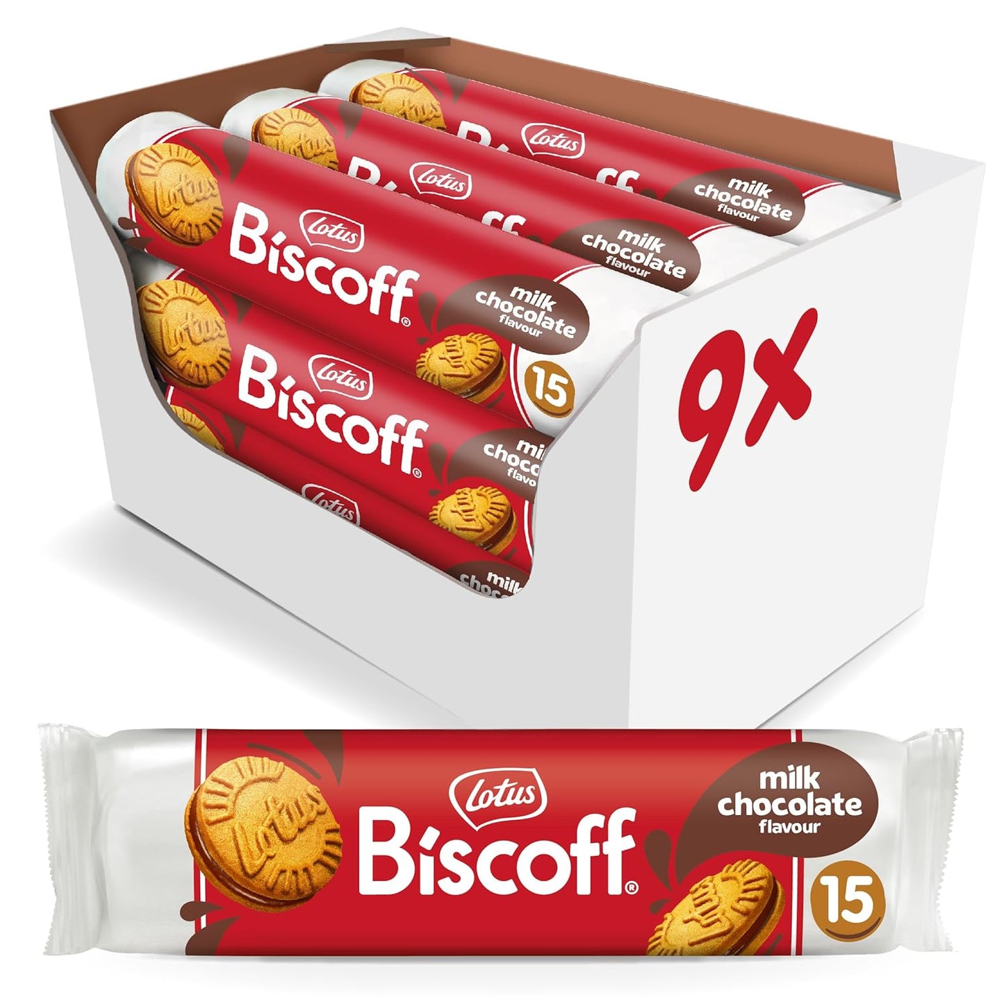 Lotus Biscoff Sandwich Cookies, Biscoff Cream, 22 Cookies per Pack, 7.76 Ounce