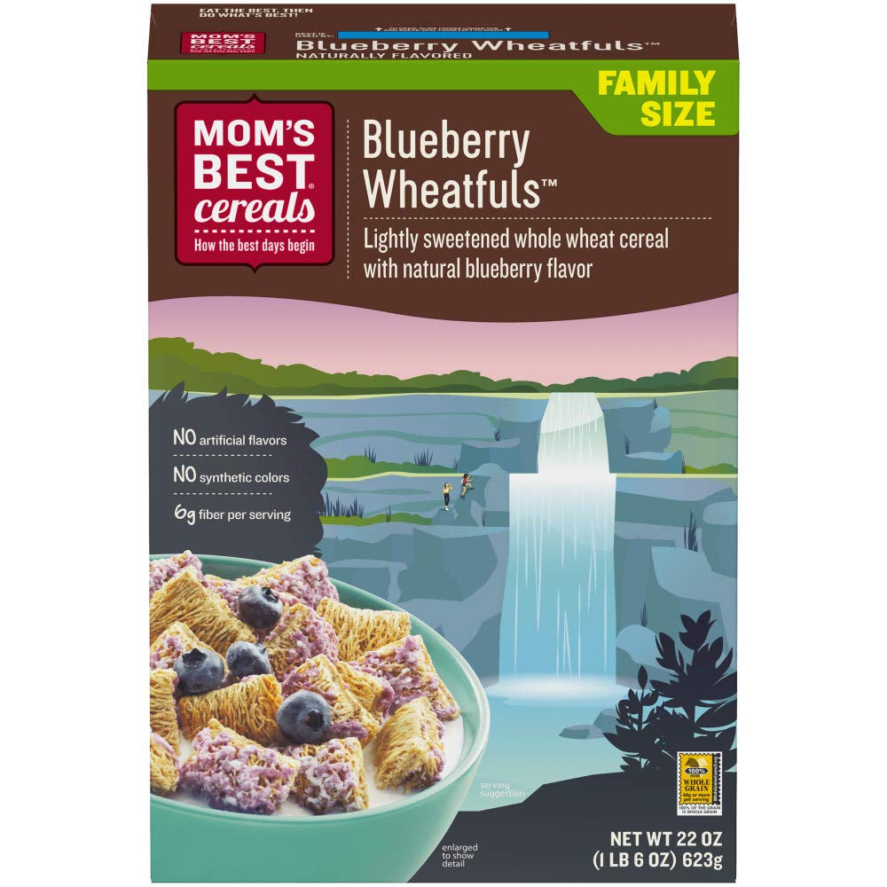 Mom'S Best Crispy Cocoa Rice Cereal, Gluten Free, Kosher, No High Fructose Corn Syrup, Made with Real Cocoa, 17.5 Oz Box (Pack of 14)